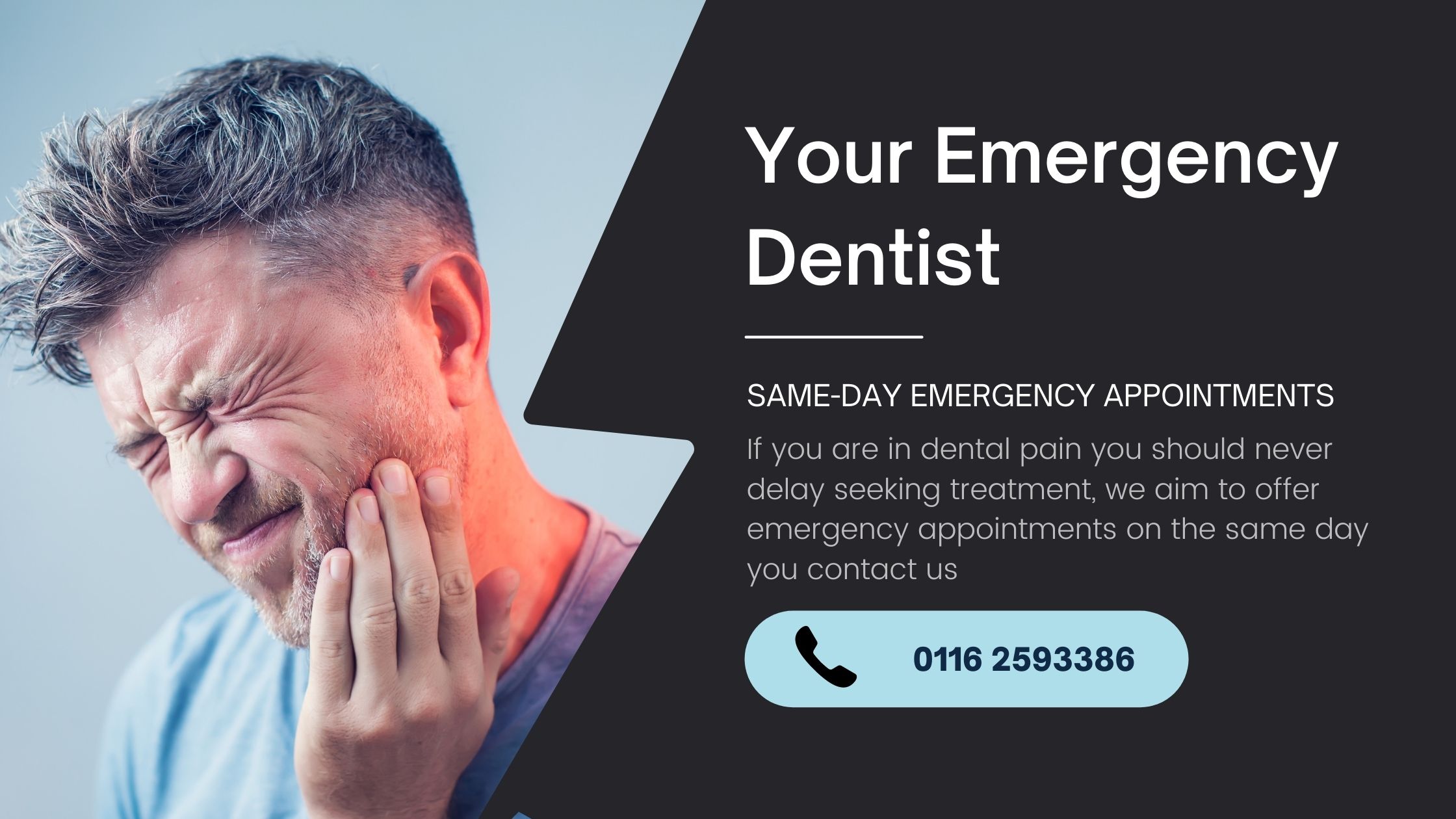 Emergency dentist Oadby